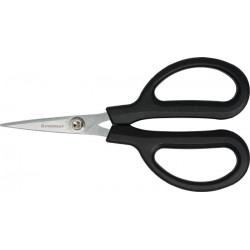Cisaille longueur totale 160 mm L. de coupe 42 mm poignée en plastique noire PROMAT
