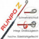 Gaine tire-fils RUNPO Z D. du câble 9-15 mm RUNPOTEC