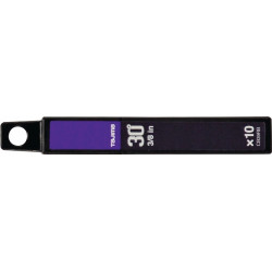Lame cassable Razar Black Blade ¢ L80xl9xS mm 7 point destiné à la rupture 10 pièces/boîte TAJIMA