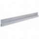 Règle à lisser en alu forme h longueur 1800 mm avec bourrelet de renforcement al