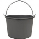 Seau de chantier 12 l gris LDPE