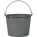 Seau de chantier 20 L gris LDPE