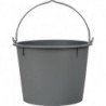Seau de chantier 20 L gris LDPE