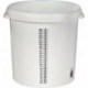 Seau de mélange 30 l blanc polypropylène