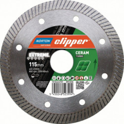 Disque à tronçonner diamant Extreme Ceram Turbo D. 200 mm perçage 25,4 mm 1,4 mm 10 mm NORTON