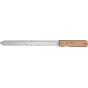 Couteau pour matériaux isolants longueur 420 mm L. des lames 280 mm manche en bois