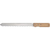 Couteau pour matériaux isolants longueur 420 mm L. des lames 280 mm manche en bois