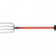 Fourche à fumier longueur des dents 320 mm 4 dents manche en T en fibre de verre 3001 poids 1630 g POLET
