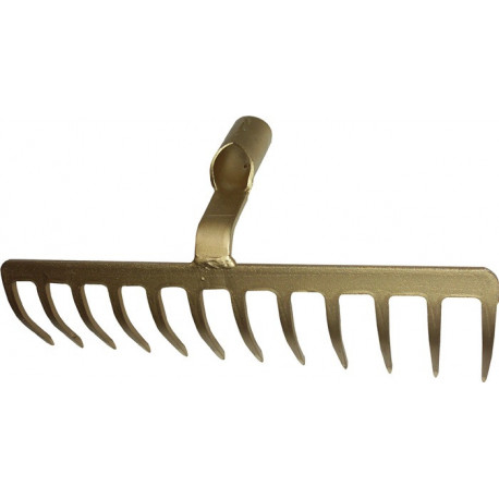 Râteau de cantonnier largeur 520 mm version lourde sans manche 16 dents KRUMPHOLZ