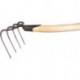 Croc à bêcher longueur des dents 210 mm avec douille à ressort, avec manche poids 1200 g, 4 ronde dents KRUMPHOLZ