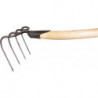 Croc à bêcher longueur des dents 210 mm avec douille à ressort, avec manche poids 1200 g, 4 ronde dents KRUMPHOLZ