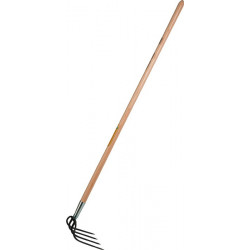 Croc à pommes de terre longueur des dents 190 mm, 4 dents forgé, avec manche poids 1200 g FREUND VICTORIA
