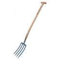 Fourche à bêcher version légère, avec manche longueur des dents 280 mm 1130 mm PROMAT