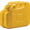 Bidon de carburant 10l Jaune zinc RAL 1018 tôle dacier-L345xB165xH275mm VALPRO