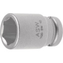 Jeu d'emb.de clé à douille forte démult. 700 1/4 po. 6 pans ouv. de clé 5,5 mm L. 23 mm ASW
