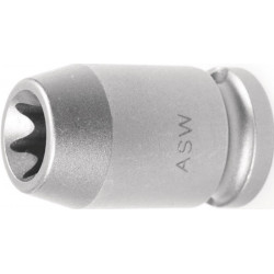 Jeu d'embout de clé à douille forte démult. 710 E 3/8 po. E12 32 mm ASW