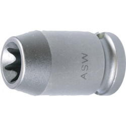 Jeu d'emb.de clé à douille forte démult. 720 E 1/2 po. E 10 38 mm ASW
