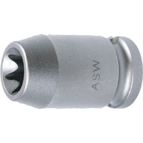 Jeu d'embout de clé à douille forte démult. 720 E 1/2 po. E 24 45 mm ASW