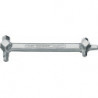 Clé à carrés 299 VK 8,7-13 mm VK couronnes 6,8-19 mm longueur 220 mm GEDORE