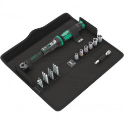 Jeu de clés dynamométriques Click-Torque A 6 Set 1 20 pièces 2,5-25 Nm 1/4 po. WERA