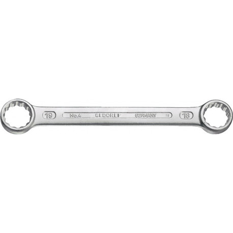Clé polygonale double 4 25 x 28 mm 289 mm droit GEDORE