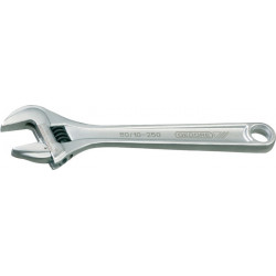 Clé à molette 60 CP 8 maxi. 25 mm longueur 205 mm avec Degrésuation de réglage GED
