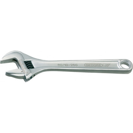 Clé à molette 60 CP 8 maxi. 25 mm longueur 205 mm avec Degrésuation de réglage GED
