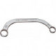 Clé polygonale demi-lune 304 14 x 16 mm longueur 185 mm CV-acier chromé GEDORE