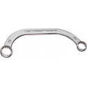 Clé polygonale demi-lune 304 14 x 16 mm longueur 185 mm CV-acier chromé GEDORE