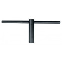 Clé à douille carrée DIN 904 taille 17 mm longueur 160 mm béquille 400 x 16 mm A