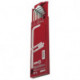 Jeu de clés mâles coudées 911L-BM8D 8 pcs. boîte coulissante SW 2-10 mm long acier CV AMF