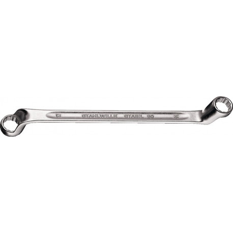 Clé polygonale double 20 24 x 26 mm 330 mm contre-coudée profondément STAHLWILLE