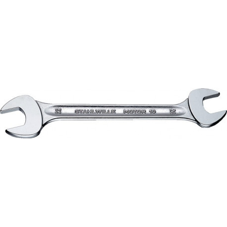 Clé à fourche MOTOR 10 18 x 21 mm longueur 235 mm chromé STAHLWILLE