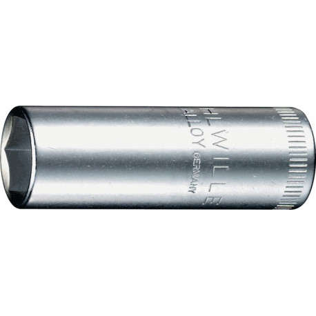 Jeu de clés à douille 40 L 1/4 po. 6 pans long ouv. de clé 6 mm longueur 50 mm