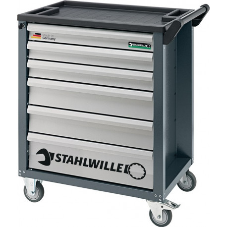 Servante d’atelier 90/6A l.780xP499xH912 mm 300 kg 6 tiroirs tôle d’acier STAHLWILLE
