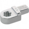 Outil à emmancher 732TX/10 E 8 ouverture de clé E8 9 x 12 mm acier allié au chro