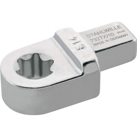 Outil à emmancher 732TX/10 E 14 ouverture de clé E14 9 x 12 mm acier allié au ch