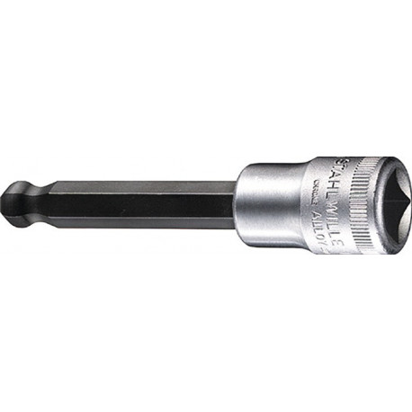 Jeu de clés à douille 54 KK 1/2 po. 6 pans creux ouv. de clé 6 mm longueur 100 m