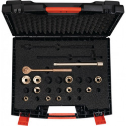 Jeu de clés à douille 12 pièces SW 10/12/13/17/19/22/24/27/30/32 mm entraînement 1/2 po. carré ENDRES TOOLS