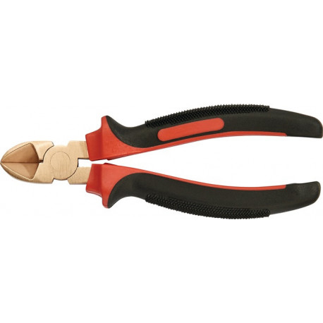 Pince coupante diagonale longueur 165 mm gaines multicomposant sans étincelles ENDRES TOOLS