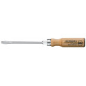 Tournevis 162 largeur de lame 9 mm longueur des lames 150 mm manche en bois lame