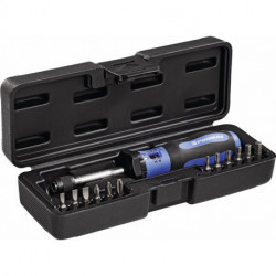 Jeu de tournevis dynamométriques 13 pièces 1-5 Nm réglable PROMAT