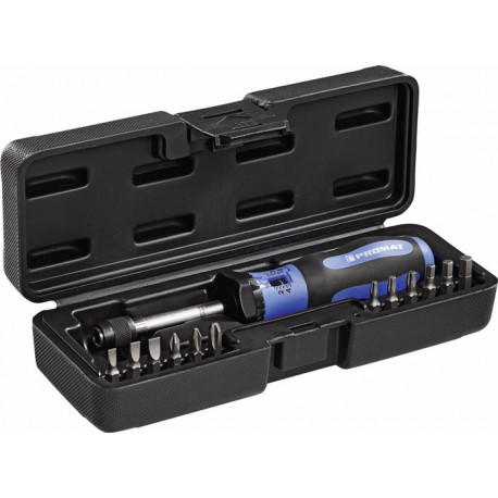 Jeu de tournevis dynamométriques 13 pièces 1-5 Nm réglable PROMAT