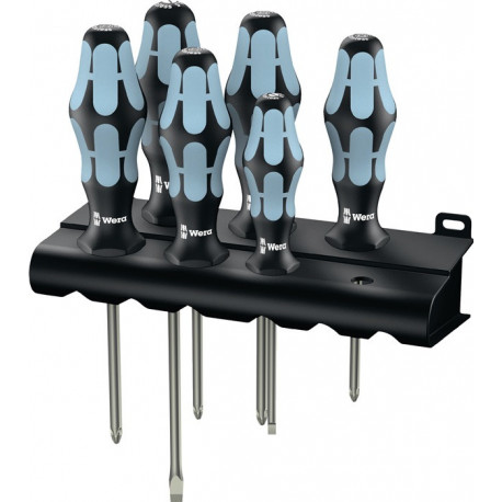 Jeu de tournevis en acier inoxydable 2224/3350/3355/6 6 pièces fente/PH/PZD lame