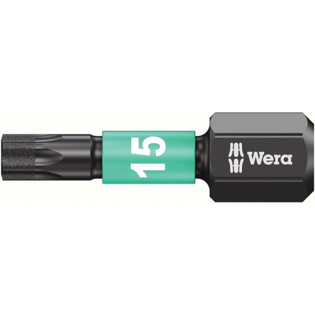 Embout IMPAKTOR DC T15 longueur 25 mm 1/4 po. C63 Impaktor DC WERA