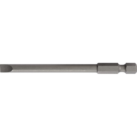 Embout pour vis à fente 65 mm longueur 89 mm 1/4 po. E63 épaisseur de lame 12 (Par 10)