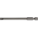 Embout pour vis à fente 65 mm longueur 89 mm 1/4 po. E63 épaisseur de lame 12 (Par 10)