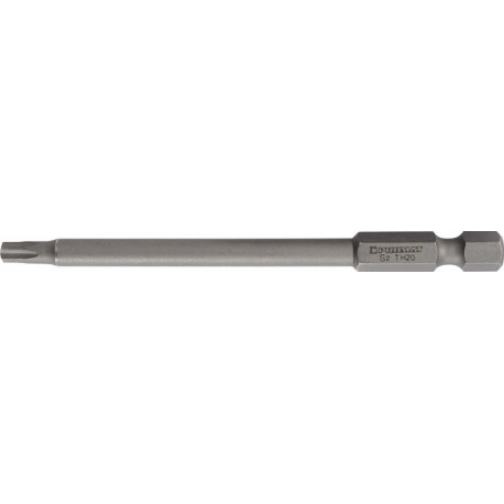 Embout 1/4 po. T 40 longueur 89 mm avec perçage (Par 10)