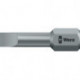 Embout 800/1 TZ pour vis à fente 4 mm longueur 25 mm 1/4 po. C6,3 0,5 mm dur tenace, zone de torsion WERA (Par 10)