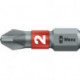 Embout 851/1 BTZ 1/4 po. PH 3 longueur 25 mm BiTorsion dur tenace WERA (Par 10)